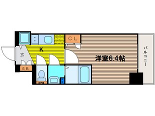 プレサンス中之島公園アティレの物件間取画像